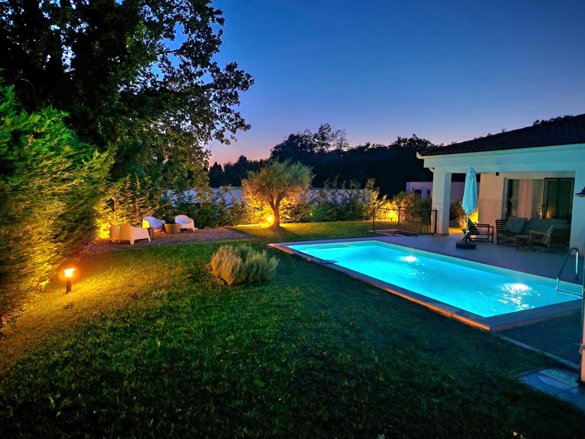Villa Destiny Nedescina, Istrien, Kroatien エクステリア 写真